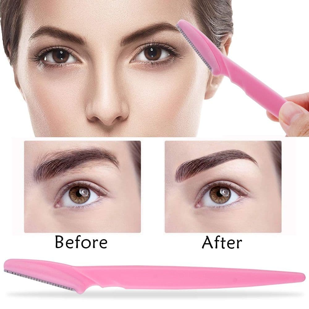 image-100PCS Eyebrow Shaper Portable Shaver Eye Brow Trimmer Shaping