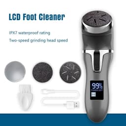 image-Electric Pedicure Foot Grinder File Callus Remover USB Rechargeable
