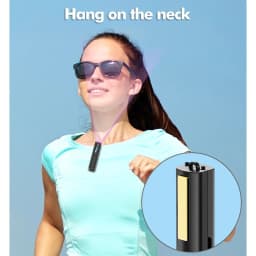image-Mini Portable Air Purifier Wearable Necklace USB Air Cleaner Negative
