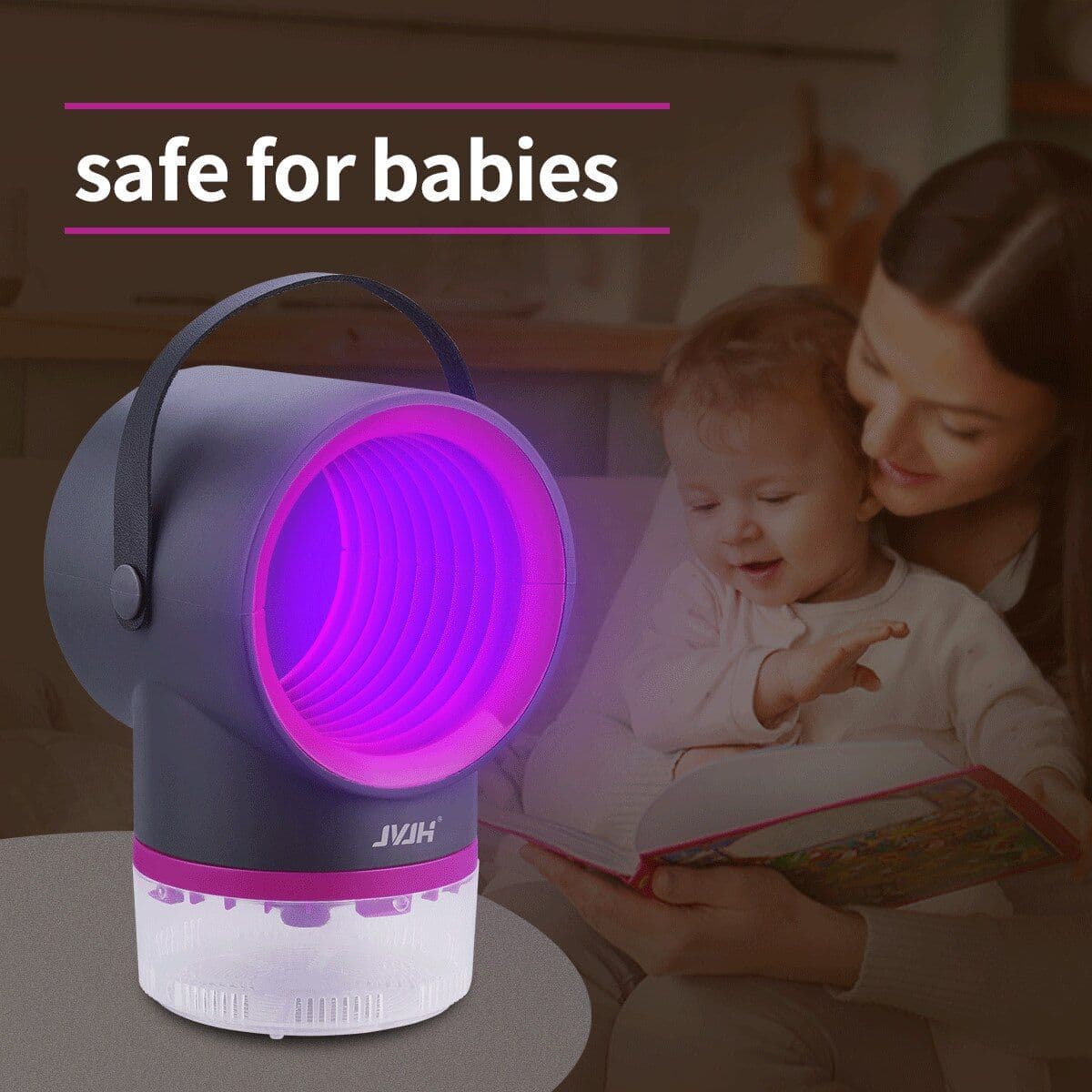 image-LED UV Mosquito Repellent USB Powered Mosquito Killer Catcher Killer