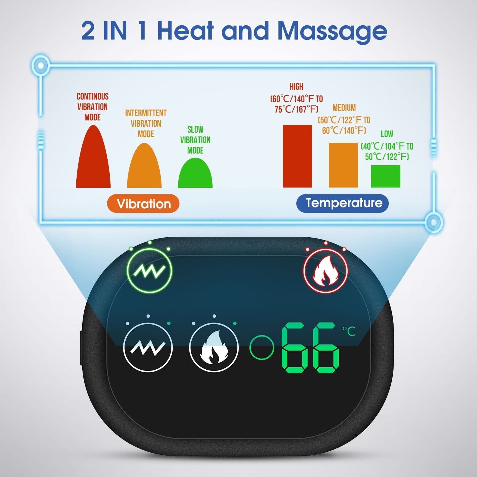 image-Heating Massage Shoulder Brace Support Arthritis Injury