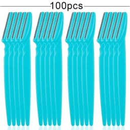 image-100PCS Eyebrow Shaper Portable Shaver Eye Brow Trimmer Shaping