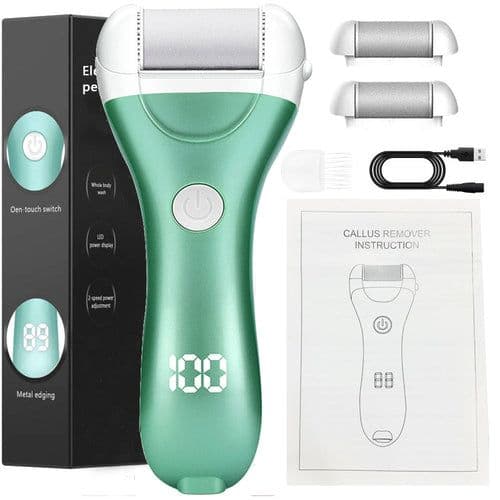 image-Charged Electric Foot File for Heels Grinding Pedicure Tools