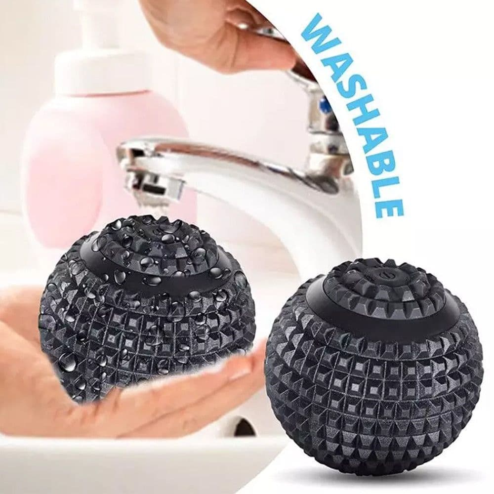image-Electric Vibrating Massage Ball Sport Fitness Foot Pain Relief Plantar