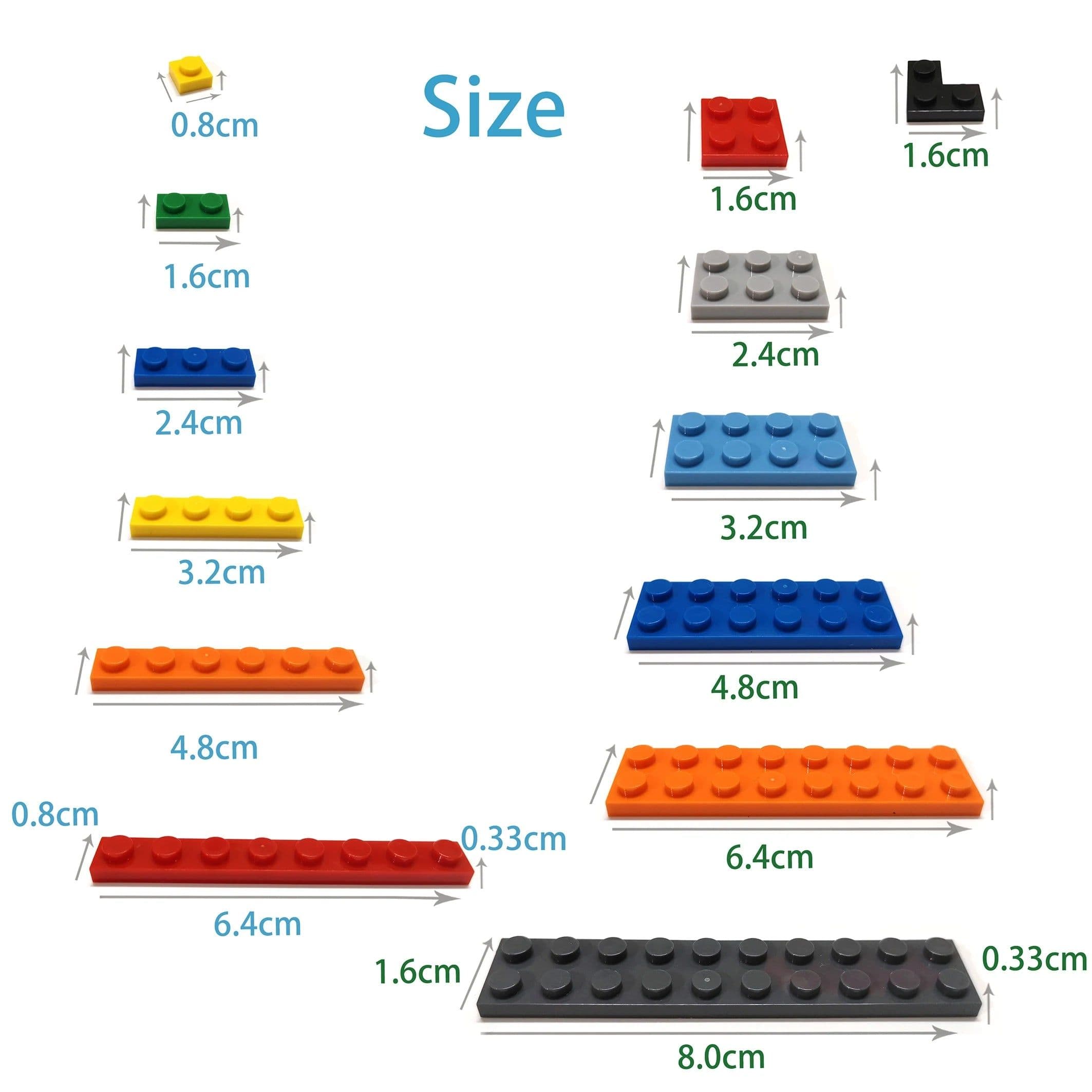 image-100pcs DIY Building Blocks Figure Bricks Smooth 1x6 11Colors Educational Creative Size Compatible With Brand Toys for Children