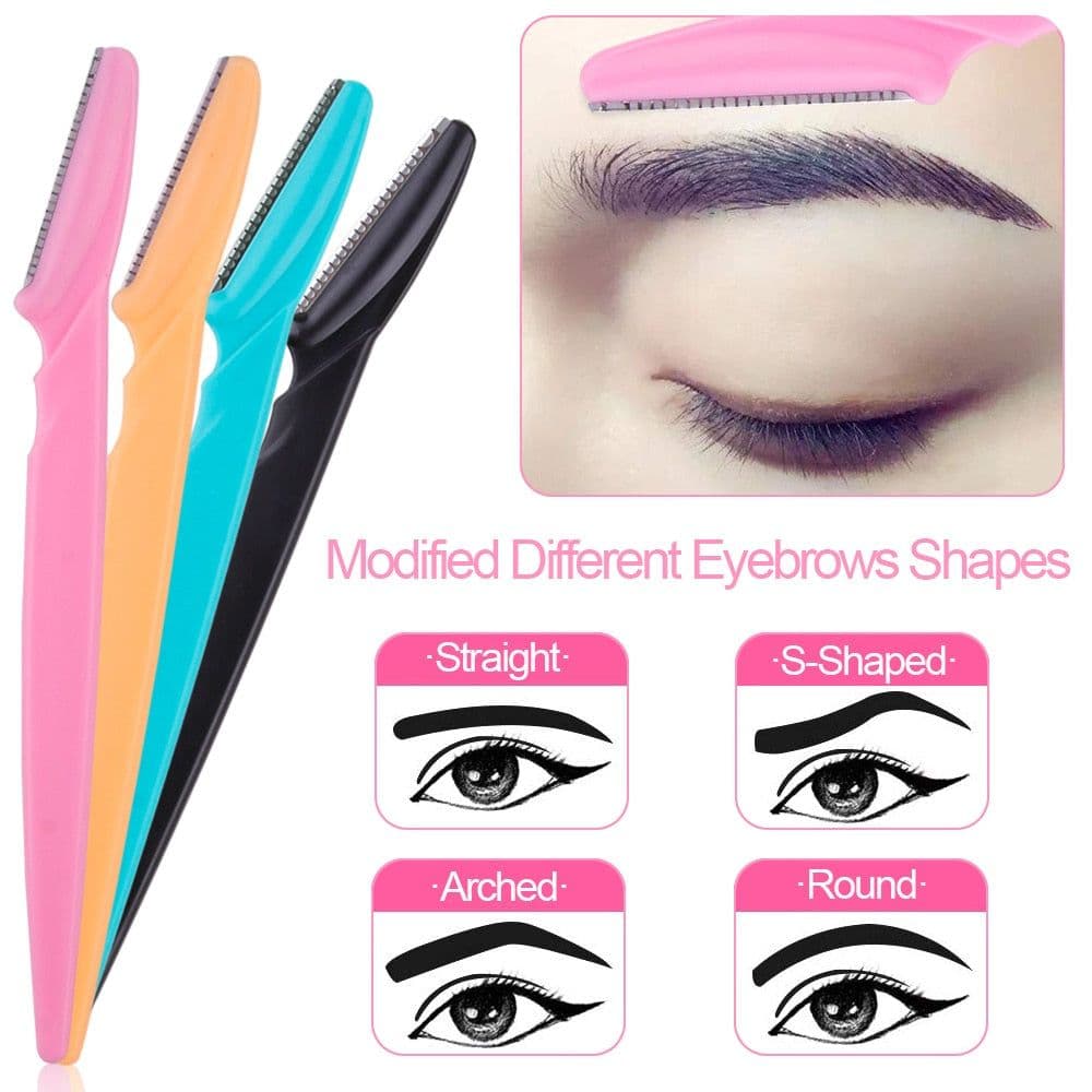 image-100PCS Eyebrow Shaper Portable Shaver Eye Brow Trimmer Shaping