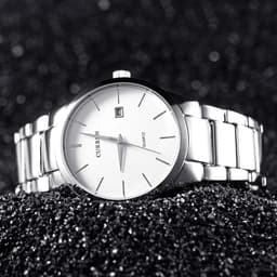 image-CURREN Top Brand Luxury Fashion Simple Men Watches Slim Steel Strap Waterproof Watch for Man Quartz Business Watch Clock 8106