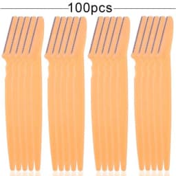 image-100PCS Eyebrow Shaper Portable Shaver Eye Brow Trimmer Shaping