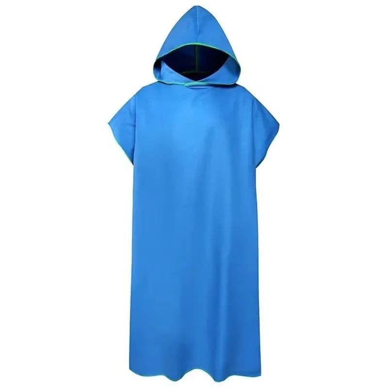image-Surf Poncho Changing Towel Hooded Robe Microfiber Beach Blanket Bath Towel Swim Towel Wetsuit Beach Poncho for Adults