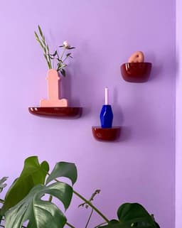 image-Handmade Memphis Ceramic Dick Vase | Decorative Shiva Flower Vase