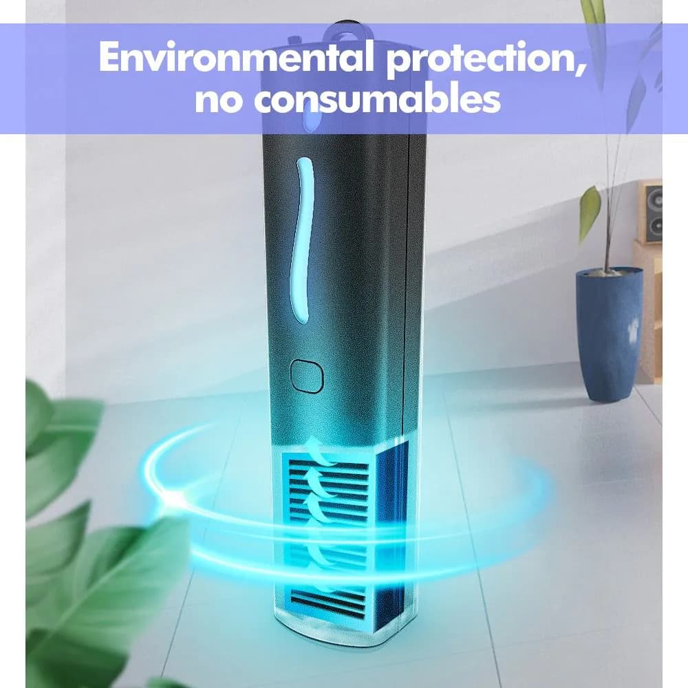 image-Mini Portable Air Purifier Wearable Necklace USB Air Cleaner Negative