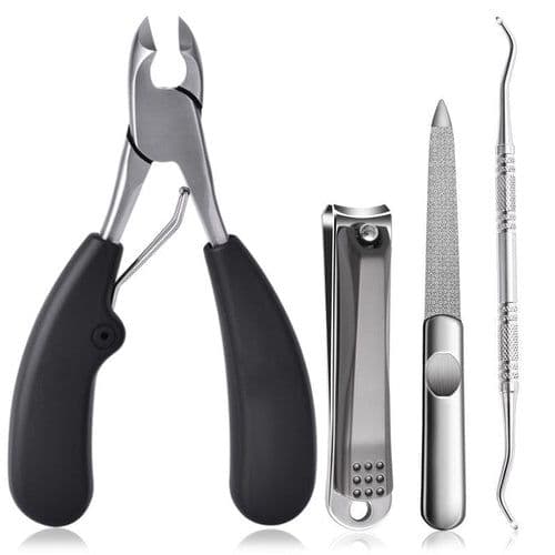 image-Black Toe Nail Clippers Nail Correction Thick Nails Ingrown Toenails