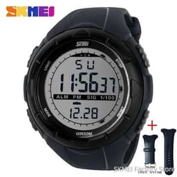image-SKMEI 1025 Waterproof Digital Wristwatches for Men Sports Countdown Mens Electronic Shockproof Watch Military Clock Reloj Hombre