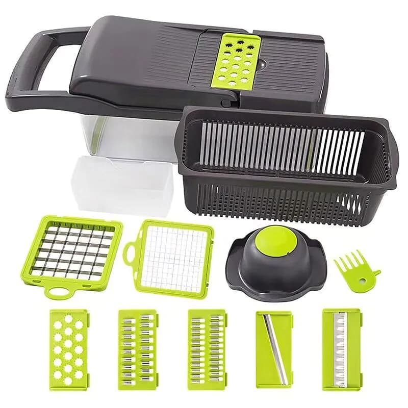 image-Kitchen Multi-function Potato Wire Cutter Slicer Set