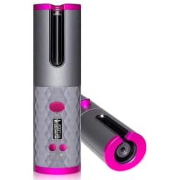image-Wireless Automatic Hair Curler Rechargeable Ceramic Curling Iron Hair