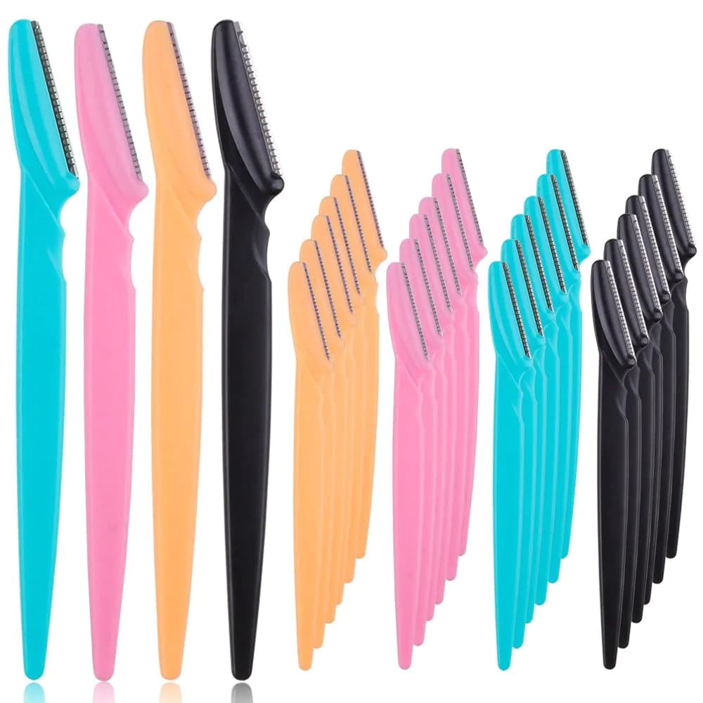 image-100PCS Eyebrow Shaper Portable Shaver Eye Brow Trimmer Shaping