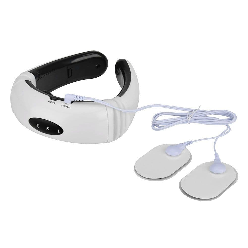 image-Electric Pulse Back and Neck Massager Far Infrared Heating Pain Relief