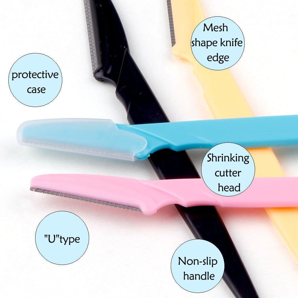 image-100PCS Eyebrow Shaper Portable Shaver Eye Brow Trimmer Shaping