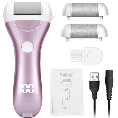 image-Charged Electric Foot File for Heels Grinding Pedicure Tools