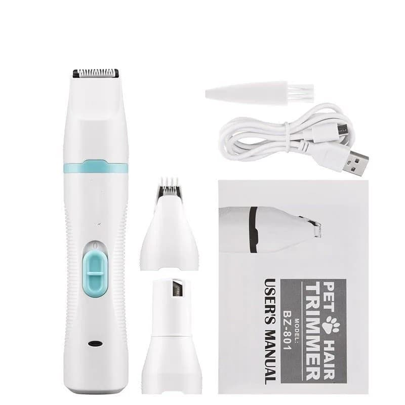 image-3 In 1 Professional Pet Cat Dog Hair Trimmer Rechargeable Electric
