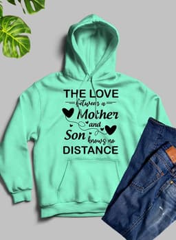 image-The Love Between A Mother And Son Knows No Distance Hoodie