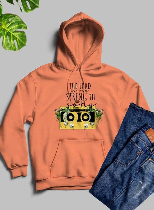 image-The Lord Is My Strength And My Song Hoodie