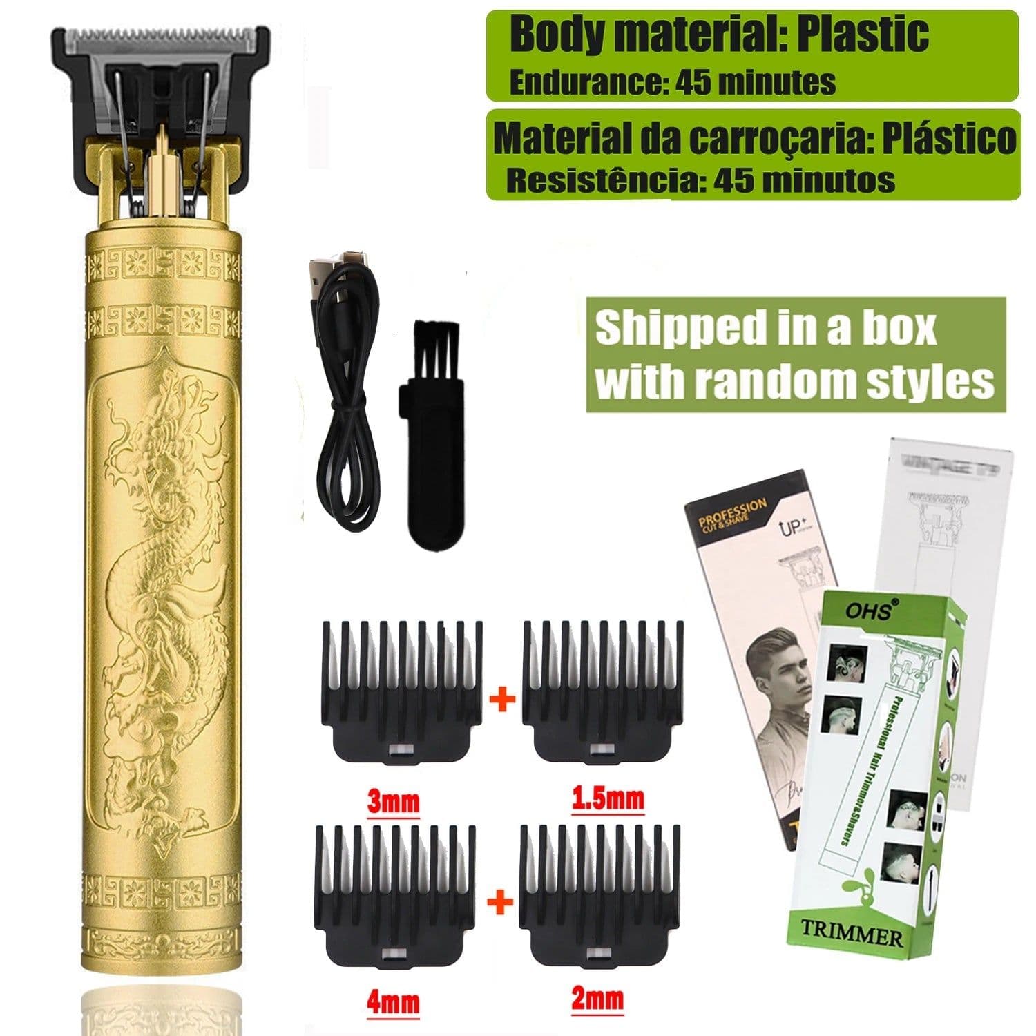 image-T9 Cordless Electric Hairber Shaver Hair Trimer Home Appliances Travel Barber Razors Shaving Machine for Men Trimmer Man