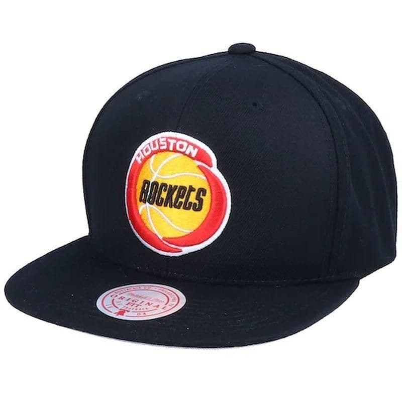 image-Mitchell & Ness NBA Houston Rockets Top Spot Snapback Hwc Rockets Cap HHSS2976-HROYYPPPBLCK