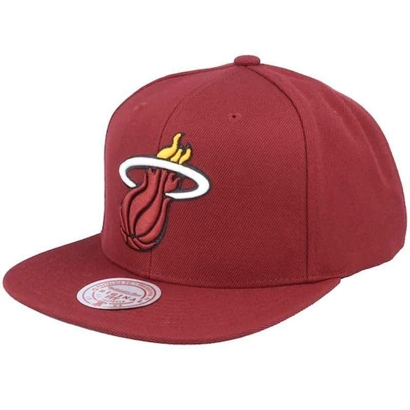 image-Mitchell & Ness NBA Miami Heat Top Spot Snapback Hwc Heat HHSS3256-MHEYYPPPMARO