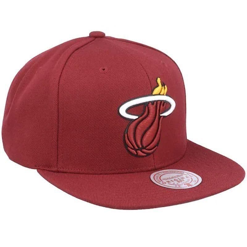 image-Mitchell & Ness NBA Miami Heat Top Spot Snapback Hwc Heat HHSS3256-MHEYYPPPMARO