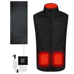 image-USB Clothes Heater Pad Temperature Control Pad Waterproof Cloth Jacket Heater Pads 3 Thermal Pads DIY Heat Clothing for Camping