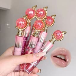 image-MAGIC CASA Shimmering Lip Gloss — Hydrating and Moisturizing, Mirror Finish, Plumping Glass-Like Lips