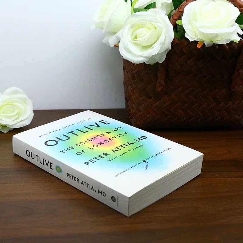 image-OutliveThe Science Art of Longevity 1 New York Times Bestseller by Peter Attia MD with Bill Gifford Lifelong Health & Wellness