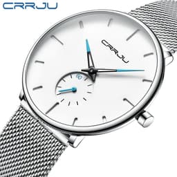 image-CRRJU Sports Mens slim Watches Top Brand Luxury Waterproof Sport Watch Men Ultra Thin Dial Quartz Watch Casual Relogio Masculino