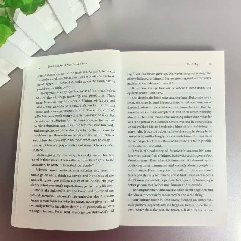 image-The Subtle Art of Not Giving A CAO/Reshape Happiness/How To Live As You Want By Mark Manson Self Management Stress Relief Book