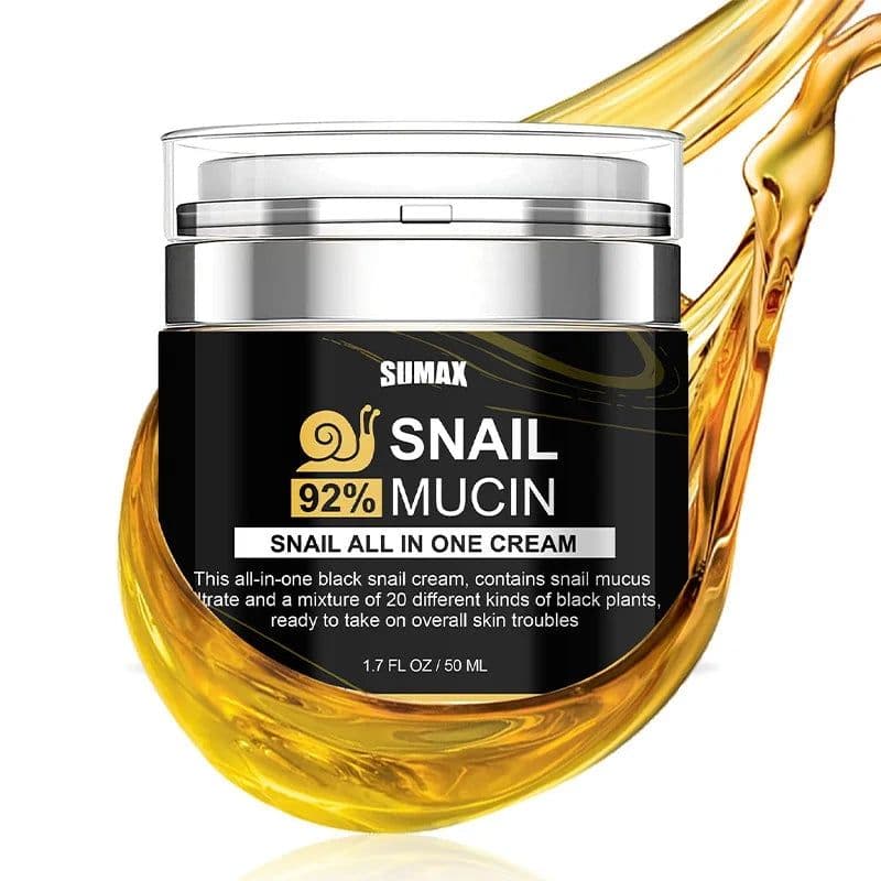 image-92% Snail Mucin Cream All-in-one Face Moisturizer Anti-aging Firming Cream Pore Minimizer Oil Control Moisturizer All Skin Types