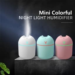 image-250ML USB Mini Air Humidifier Aroma Essential Oil Diffuser For Home Car Ultrasonic Mute Mist Maker Diffuser with LED Color Lamp