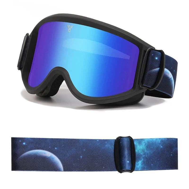 image-Skiing Goggles Windproof Cycling Motorcycle Goggles Winter Anti-Fog Snowboard Ski Glasses Ski Mask Tactical Goggle Sunglasses