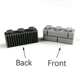 image-60pcs DIY Building Blocks Thick wall Figures Bricks 1x3 Dots Educational Creative Size Compatible With Brand Toys for Children