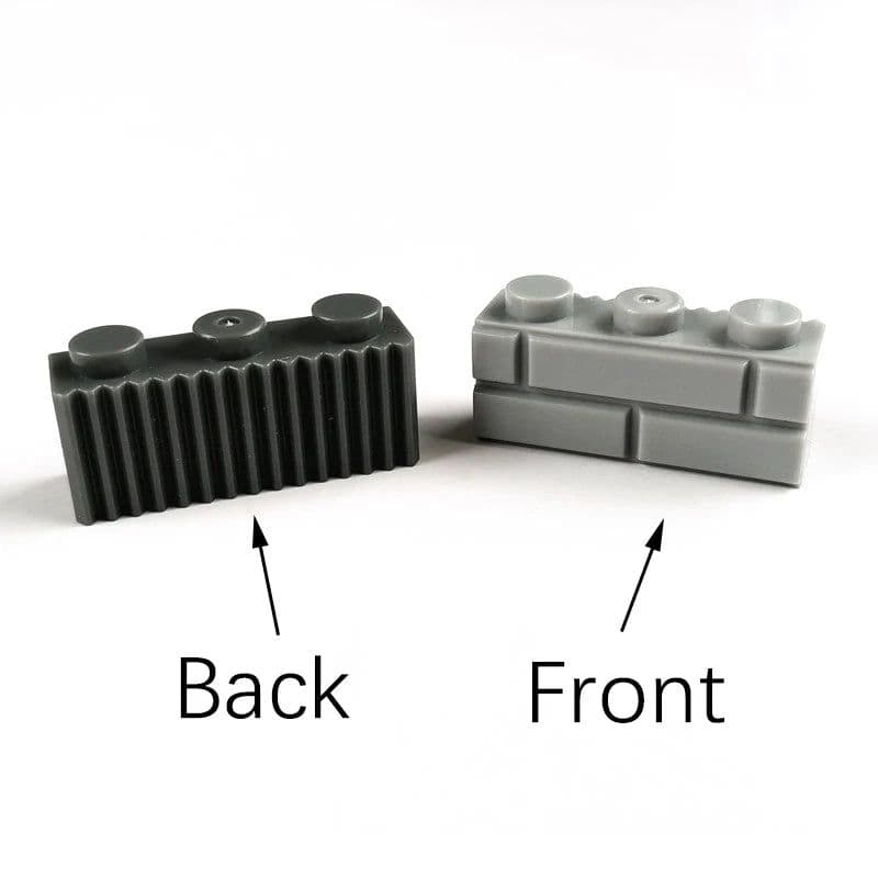 image-60pcs DIY Building Blocks Thick wall Figures Bricks 1x3 Dots Educational Creative Size Compatible With Brand Toys for Children