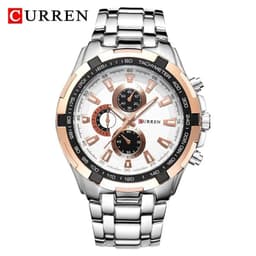 image-CURREN 8023 Quartz Watch Men Waterproof Sport Military Watches Mens Business Stainless Steel Wristwatch Male Clock reloj hombre