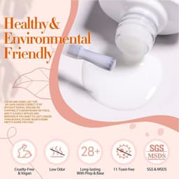 image-BORN PRETTY Milky White Jelly Nude Gel Nail Polish 10ml White Translucent Soak Off Gel Vernis Semi Permanent Need UV Light Cure