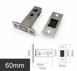 image-Magnetic mute magnetic lock Silent lock body Bathroom door magnetic lock core Eccentric lock Margin 22mm 25mm 30mm 35mm 40mm 50