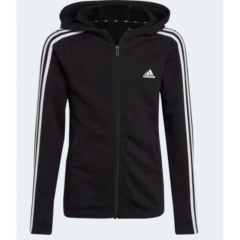image-Sweatshirt adidas Essentials 3 Stripes Full-Zip Hoodie Jr. IC3634