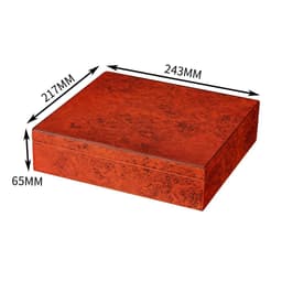 image-Charuto Cedar Wood Travel Humidor Puro Box Cigar Case W/ Hygrometer Humidifier Cigar Humidor Box For Cigars