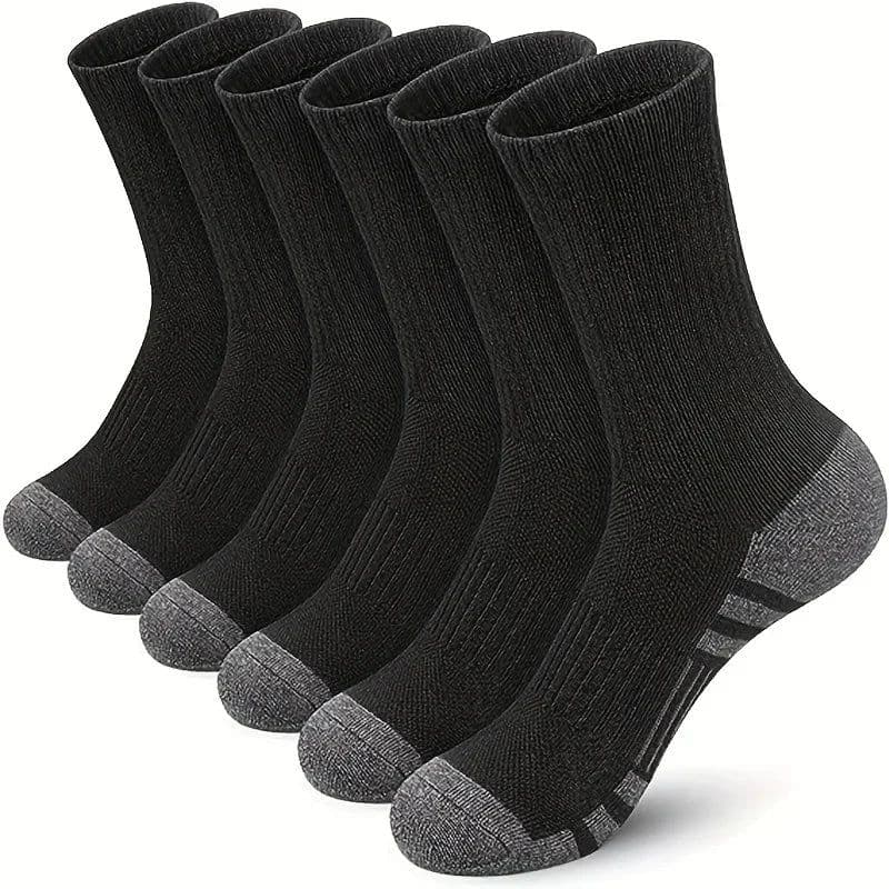 image-10/5/3pairs Breathable Con Sports Stockings Men Bamboo Fiber Autumn and Winter Men Socks Sweat Absorption Deodorant Business Sox