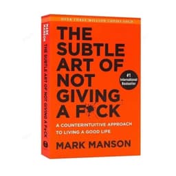 image-The Subtle Art of Not Giving A F*ck / Every Thing Is F*cked By Mark Manson Self Management Stress Relief Book