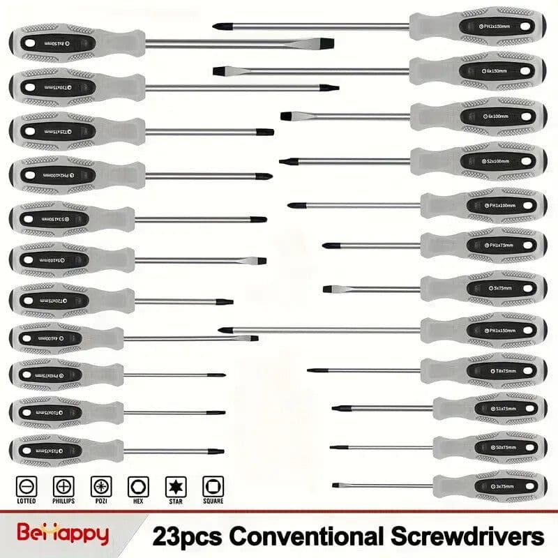 image-100-Piece Magnetic Screwdriver Set with Rack