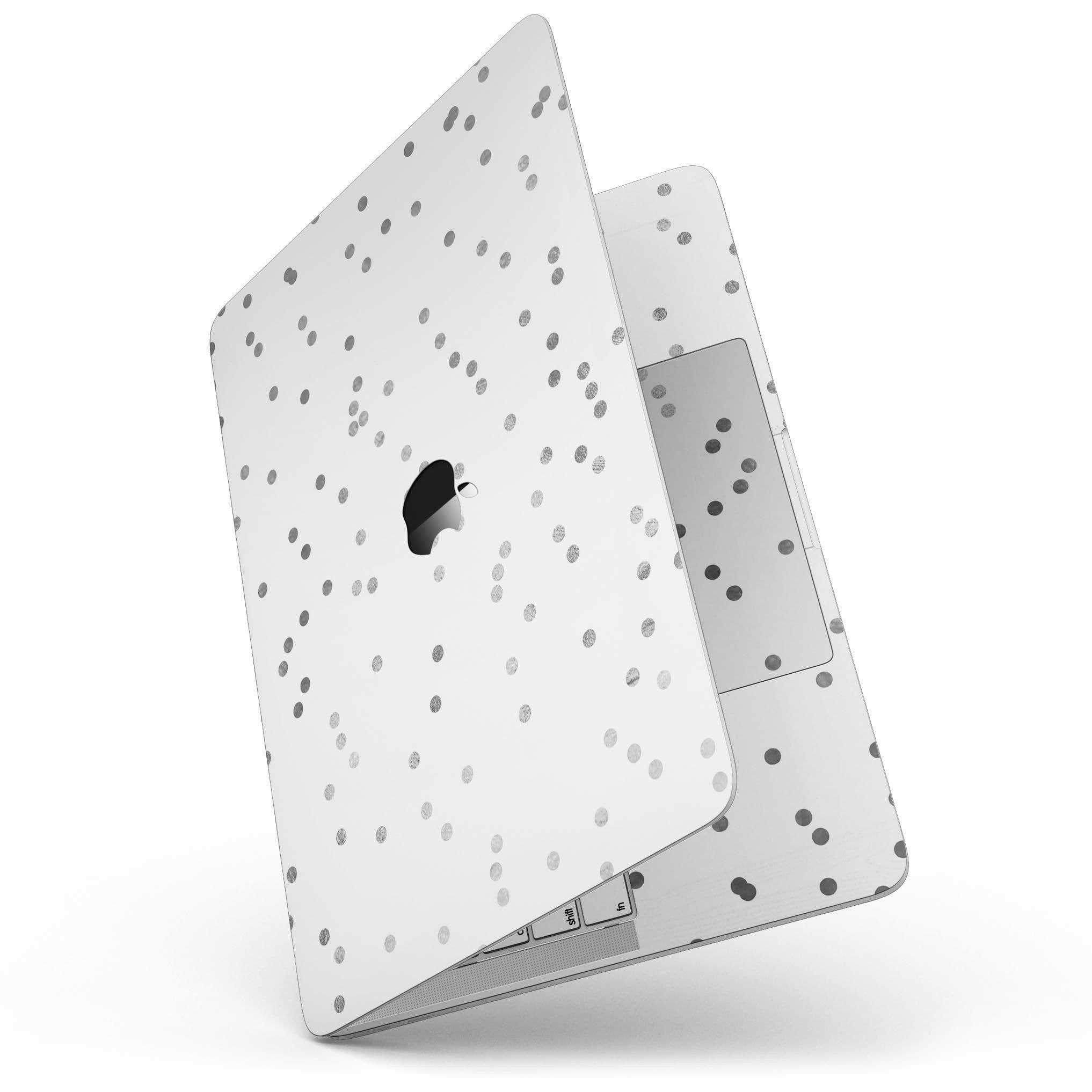 image-Black and Gray Scattered Polka Dots - 13" MacBook Pro without Touch