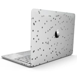 image-Black and Gray Scattered Polka Dots - 13" MacBook Pro without Touch